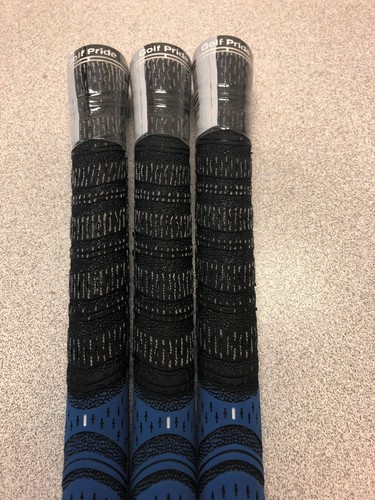 GOLF PRIDE GOLF GRIP (3) NEW DECADE MULTICOMPOUND BLACK & BLUE STANDARD 60R NEW