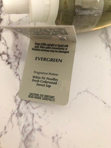 1 White Barn Bath & Body Works Fragrance Wallflower Bulb Refill  EVERGREEN White