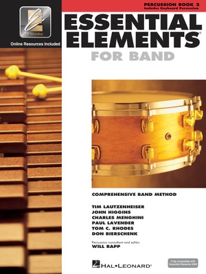 Essential Elements for Band Percussion Book 2 Music Lessons & Online Media