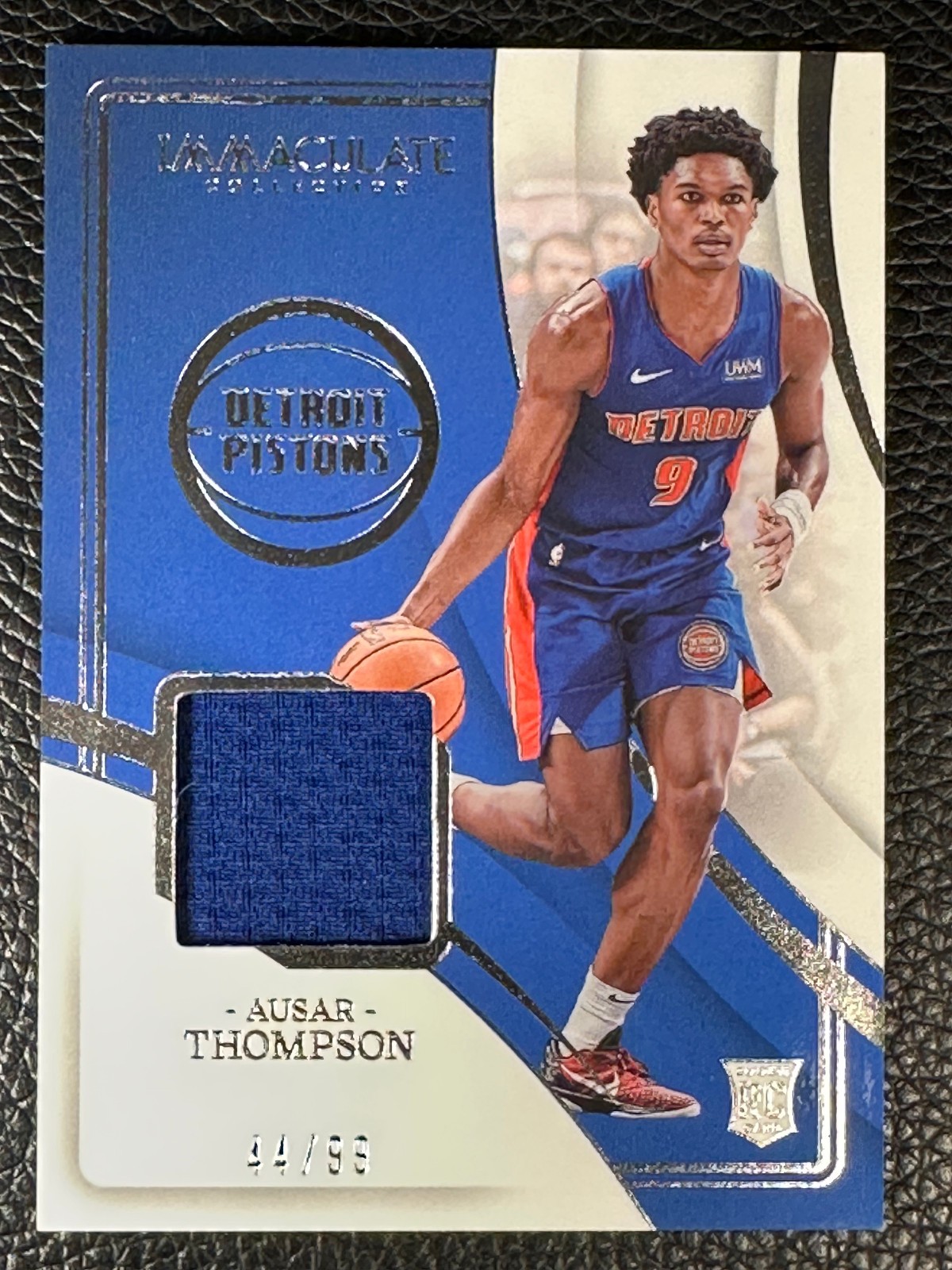 2023 Panini Immaculate Collection Ausar Thompson 44/99 Jersey RC Rookie
