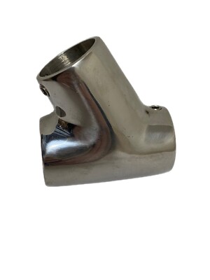 Marine Hardware 1'' 60 Degree Rail Fitting SS Universal Tee SSFT66193