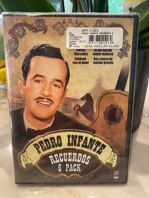 PEDRO INFANTE ''Recordando: 6 Peliculas/Movies'' DVD SEALED! 2012 Pegassus FIlms