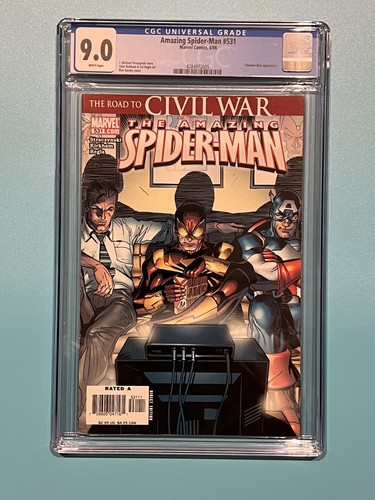 Amazing Spider-Man #531 Marvel 6/06 White Pages CGC Graded