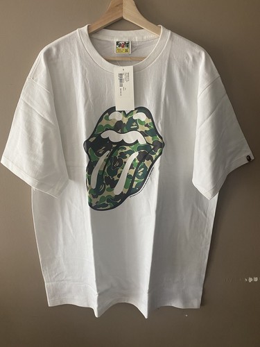 トップス bape x Rolling Stones 3/4 Sleeve Tee BAPE X ROLLING STONES 】3/4 SLEEVE TEE | bape.com