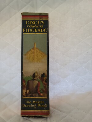 Dixon Typhonite Eldorado Lot of 5 Master Drawing Pencils 3H Original Box