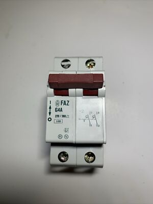 Klockner Moeller FAZ-G4A-2 Circuit Breaker 2POLE 220/380VAC 4A