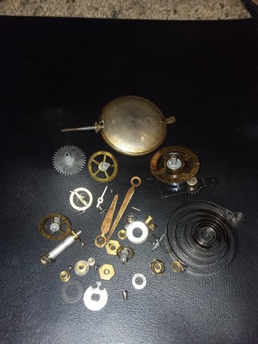 ASSORTED WATCH PARTS FOR MANTLE CLOCKS