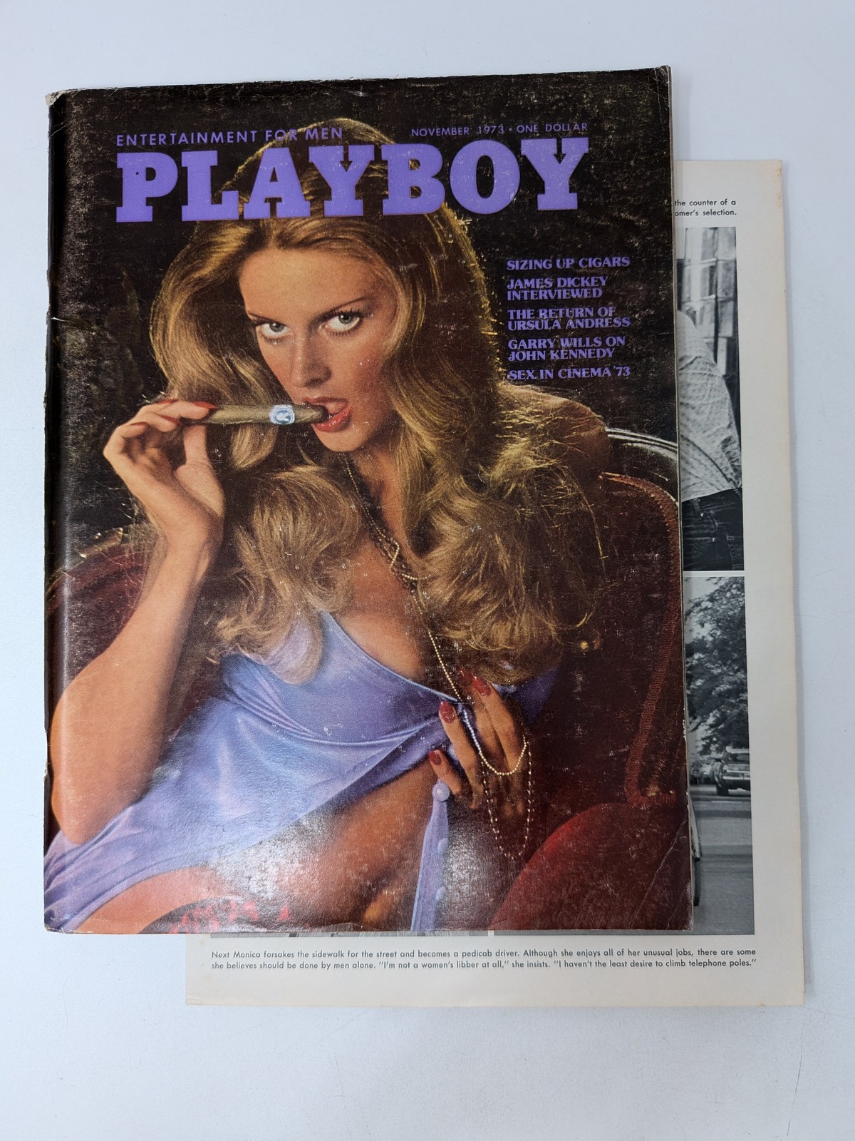 Playboy Magazine November 1973 🔥 CG Anne Randall 🔥 PM Monica Tidwell 🔥 D