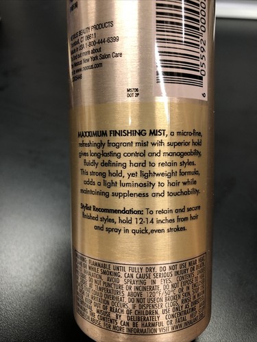 2 Pack Nexxus Maxximum Finishing Mist - Long-Lasting Hold x All Hair Types- 10oz