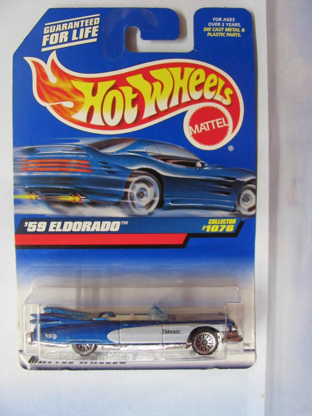Mainline/collector #1076 '59 Eldorado Blue W/chrome Lace G4f