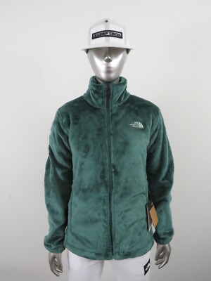 NWT Womens The North Face Osito Full Zip Soft Sweater Fleece Jacket - Dark Sage