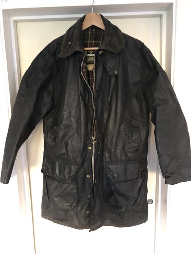 BARBOUR BORDER WAX Jacket - C40/120CM Medium - Green - Great