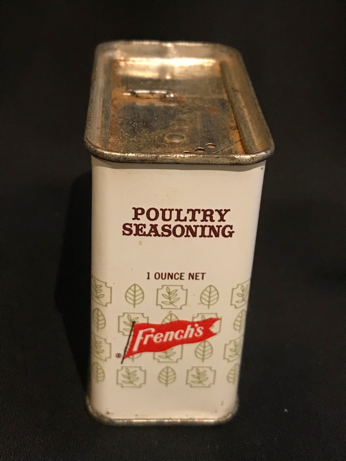 Vintage French's Poultry Seasoning Spice Tin - 1 oz.