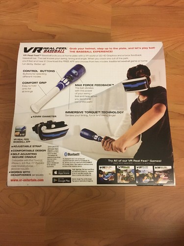 VR Real Feel Baseball 3D Virtual Reality Game Simulator - New!