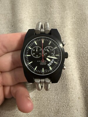 Android Hydraumatic Black Dial Men s Quartz Chronograph Swiss Watch AD430