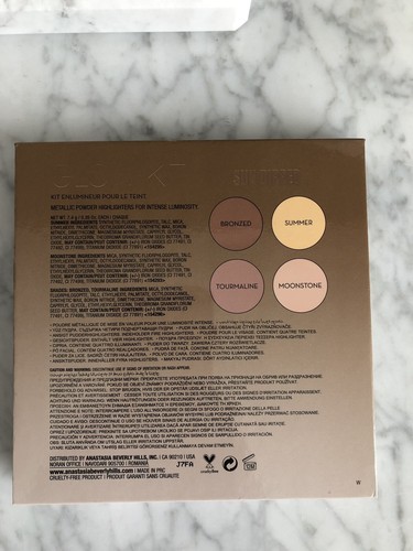 ANASTASIA BEVERLY HILLS Sun dipped glow kit palette FULL SIZE NIB