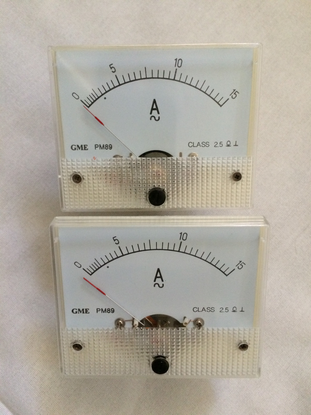 Electrical panel meters and current transformers - lot
