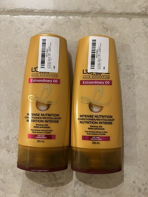 SET of 2 L'oreal Paris Extraordinary Oil Intense Nutrition Conditioner Dry Hair