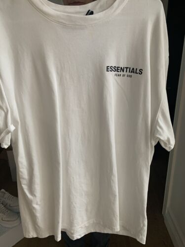 FEAR OF GOD ESSENTIALS FLORAL Photo TEE T-SHIRT White Medium FEAR OF GOD ESSENTIALS FLORAL Photo TEE T-SHIRT White Medium