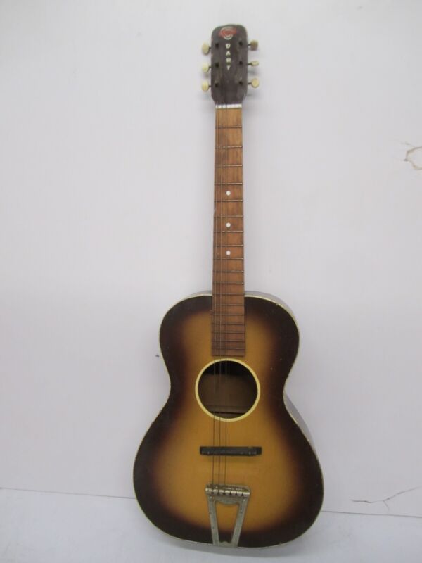 Vtg c1950s Jackson Guldan Dart Champ Acoustic Guitar Instrument For Repair As Is
