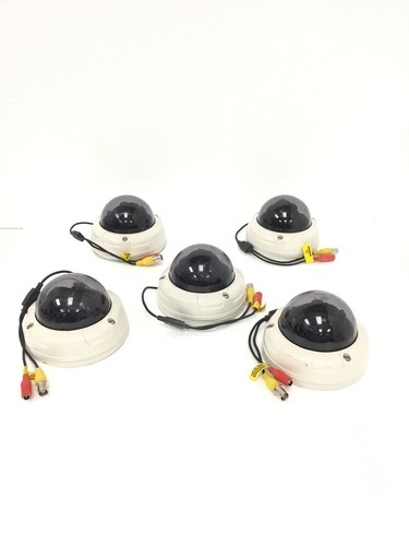 Lot of 5 Honeywell Model HD50 Rugged Dome Security Camera WORKING FREE SHIP