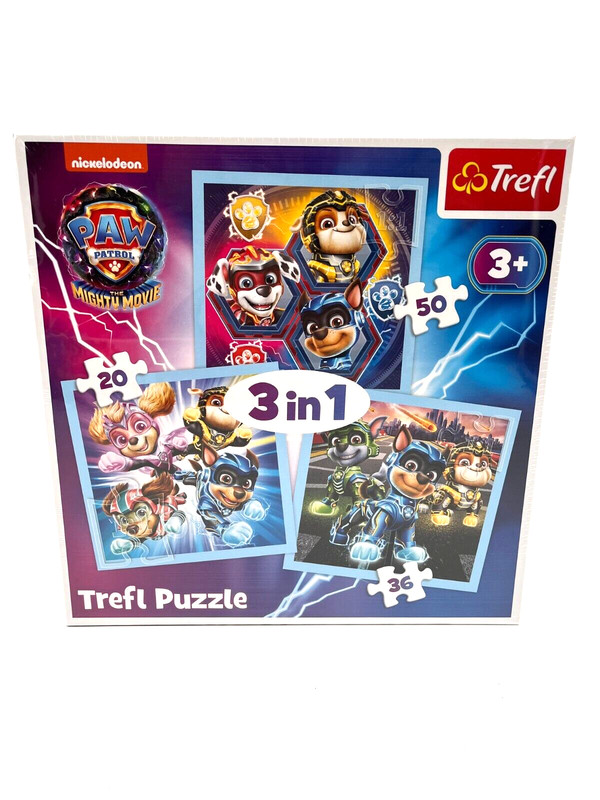 Paw Patrol Puzzle Trefl  3in1 34869 36 Teile 20 Teile 50 Teile Neu