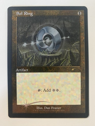 MTG Sol Ring (1074) *Etched Foil* Retro Secret Lair: Dan