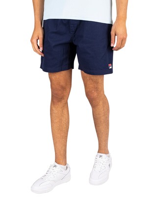 

Мужские шорты чинос Fila Venter, синие, Синий, S22MH040-410