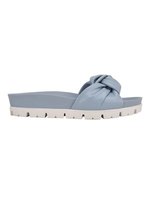 

CALVIN KLEIN Женские голубые сандалии Chaya Toe Platform Slip On Slide, Light blue, KCCHAYA