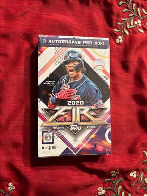 2020 Topps Fire Baseball Hobby Box 2 Autos 120 Cards Happy Holidays!!!