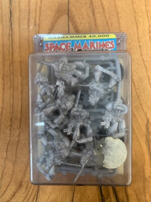Warhammer 40k Rogue Trader Space Marines Clam Shell Blister Sealed NOS OOP Rare
