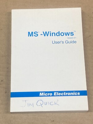 MS-Windows Users guide version 3.1