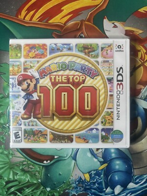 Mario Party The Top 100, Nintendo 3DS, Factory Sealed UAE Edition (Works In USA)