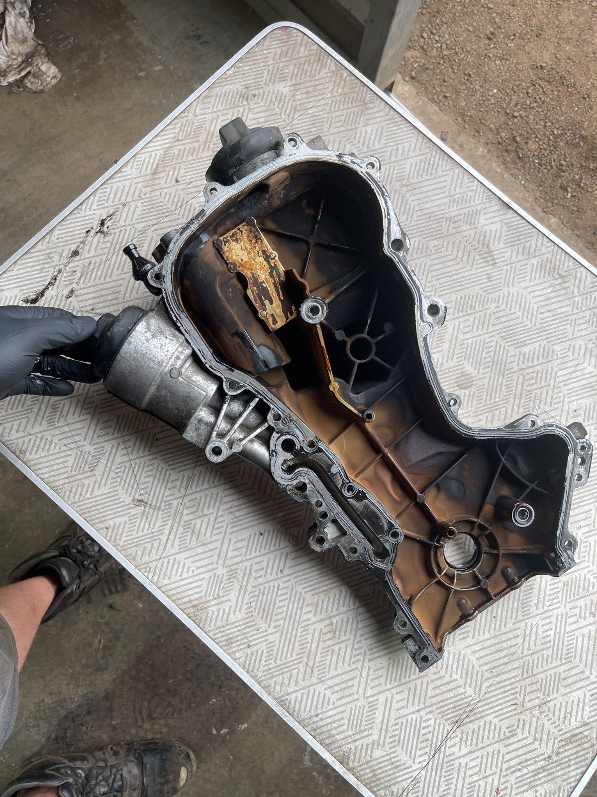 Audi A3 8P 2005 1.6 FSI Petrol (BLF) - Timing Chain Cover 03C109211