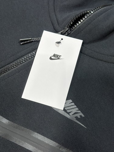 Pre-owned Nike Sportswear Tech Fleece Full-zip Hoodie And Paint Full Set In Black