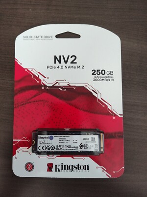 Kingston NV.2 250GB M.2 NVMe Internal SSD (SNV2S/250G) PCIe 4.0