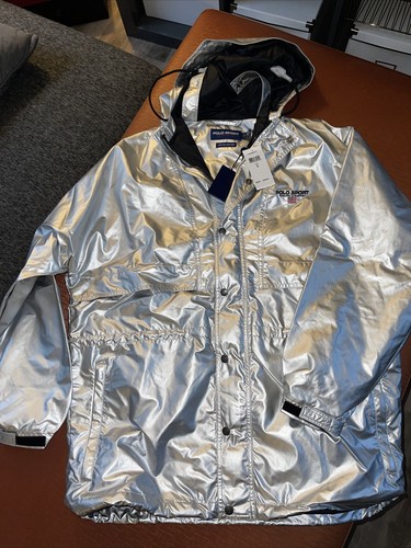 POLO SPORT復刻OG SILVER JACKETメタリックシルバーL新品 【公式通販】