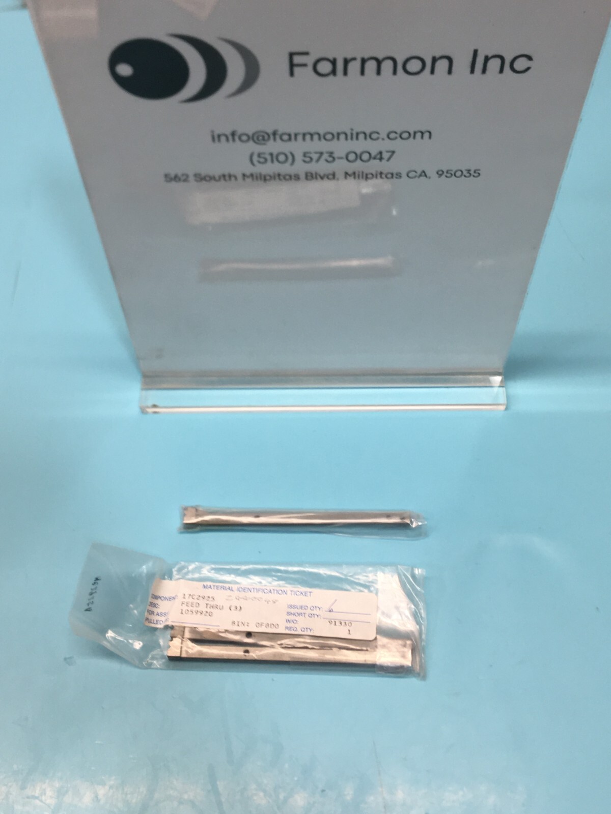 3 AXCELIS 17C2925 FEED THROUGH, 190974