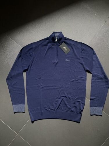 Brioni Men Long Sleeve Polo T-shirt Size XL/54 colour Light Brioni Men Long Sleeve Polo T-shirt Size XL/54 colour Light