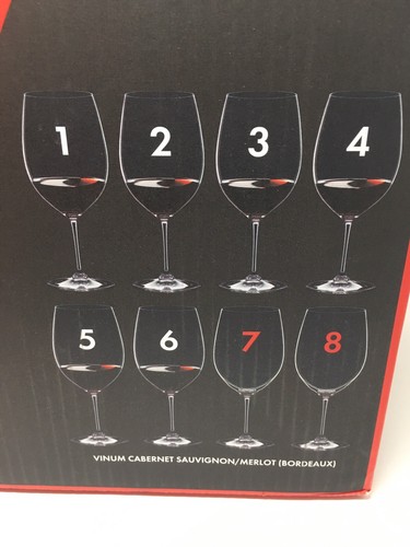 Riedel Vinum Bordeaux Cabernet Sauvignon Merlot Wine Glasses NWD