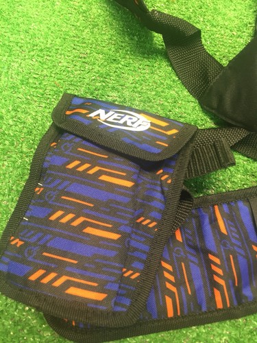 Rare Nerf Elite Mobile Gear Vest Dart Holster Shoulder Harness Belt Suspender