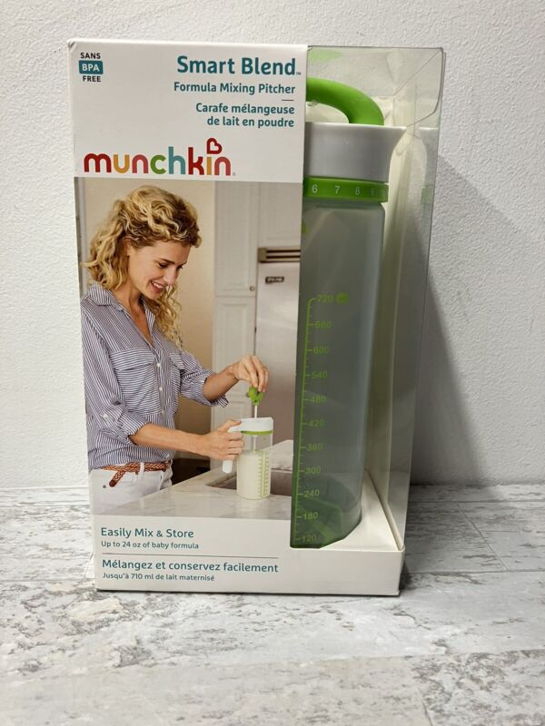 Munchkin Smart Blend 24 oz Spill-Proof Infant Formula Mix & Store Pitcher ~ NEW