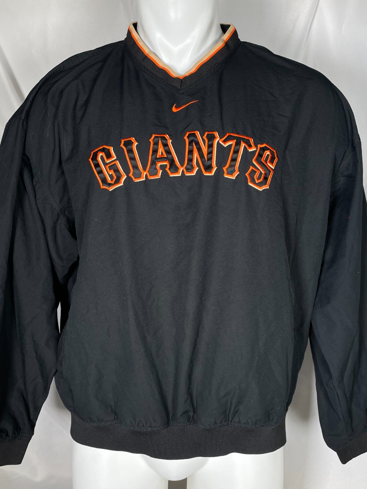00s NIKE × SAN FRANCISCO GIANTS スタジャン Men's San Francisco Giants Nike Black Authentic Collection