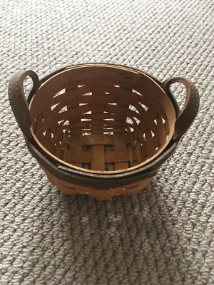 Longaberger Booking Basket ~ American Work Basket ~ Miniature