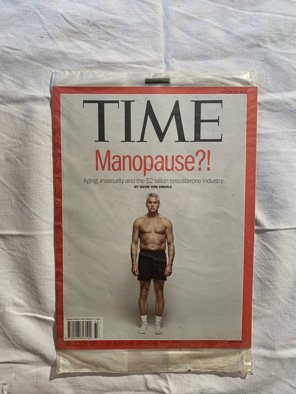 Time Magazine / August 18, 2014 / Manopause ?! / Sealed