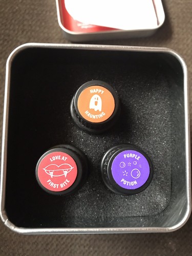 Scentsy Harvest Oil 3-Pack Oils, New In Tin, Halloween