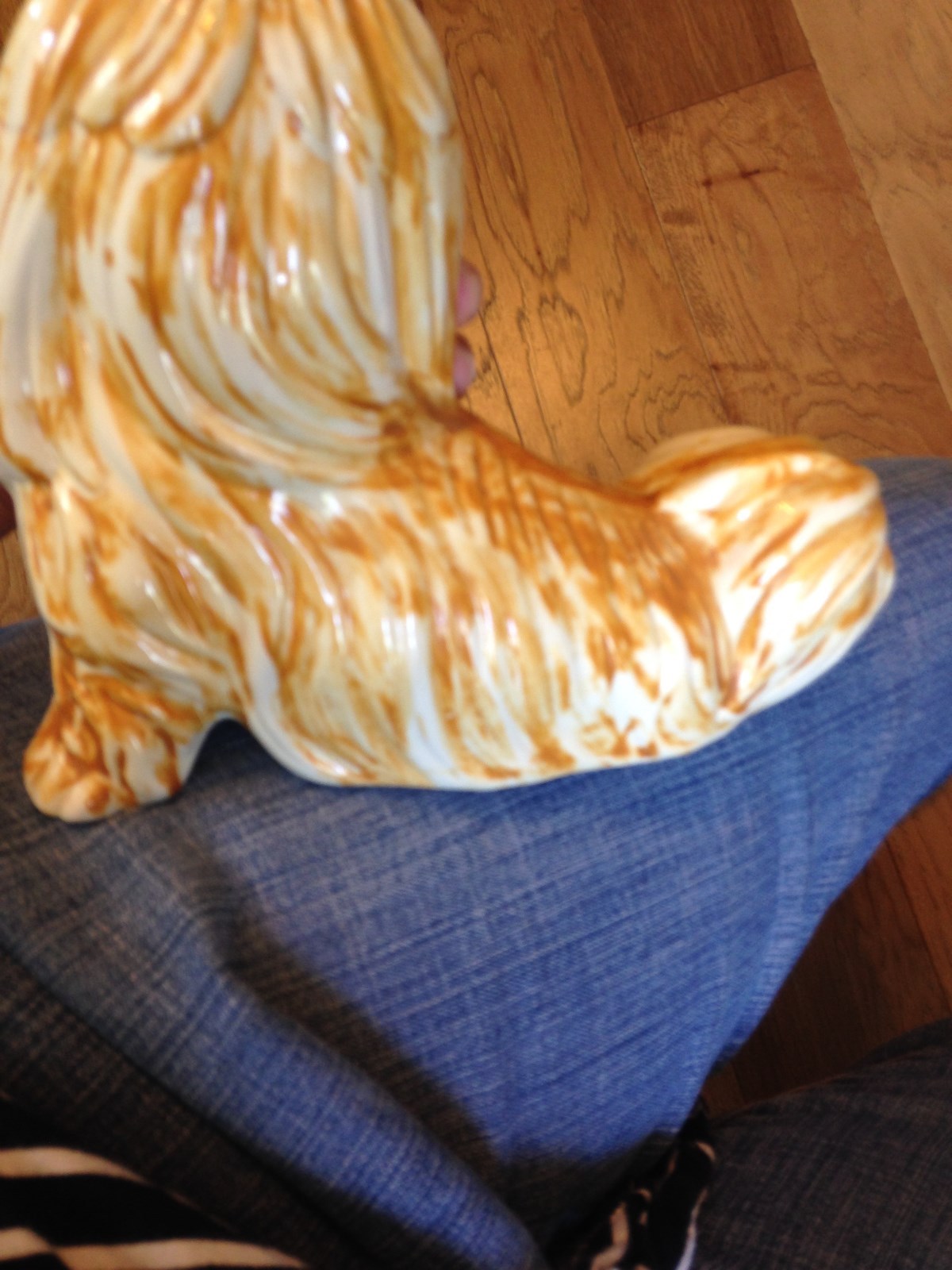 VINTAGE SUNRISE MOLD COMPANY 1977 MUFFY THE SHIH TZU DOG FIGURINE FREE SHIPPING