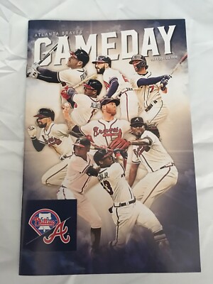 Atlanta Braves Game Day Program 2018 NL East Champions Clinch Phillies Series