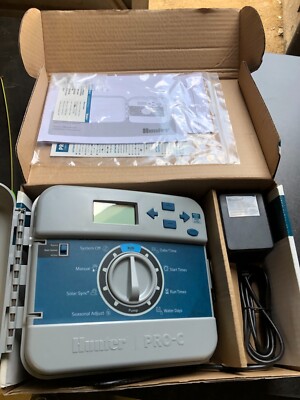 Hunter Pro-C PC-400i Indoor Sprinkler Irrigation Timer Controller 4-STATION