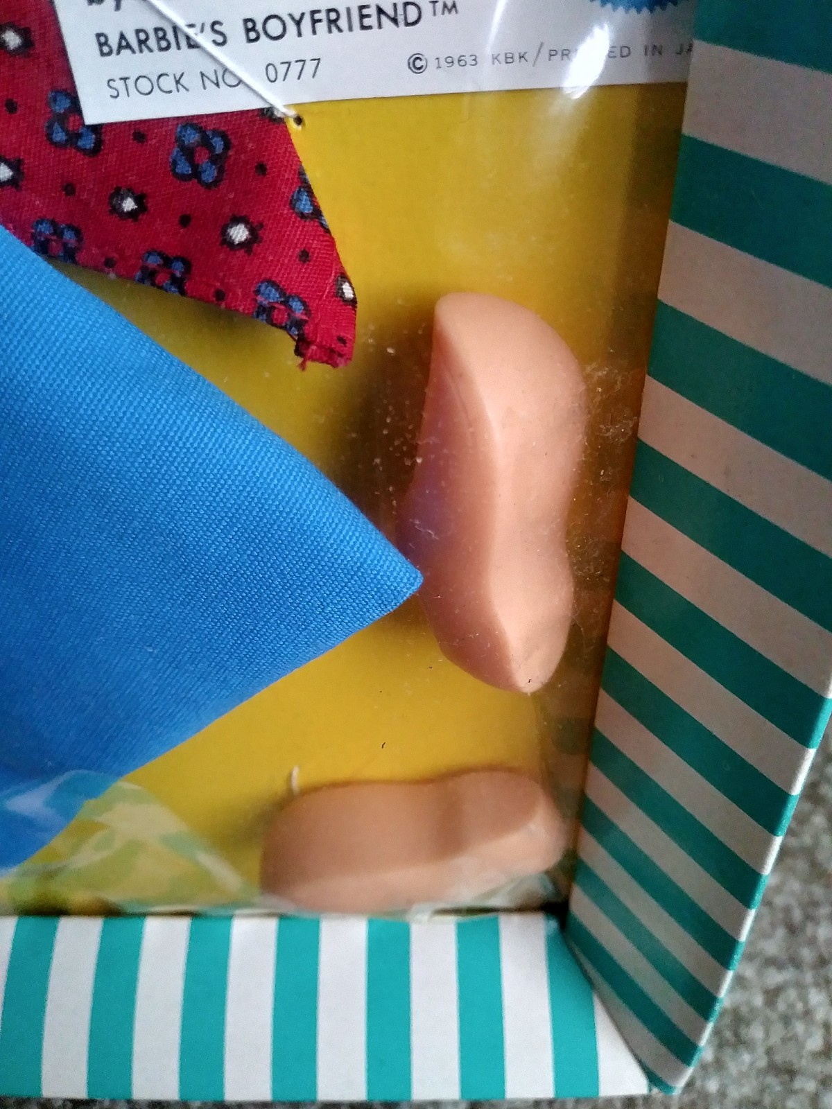 Vintage 1964 Barbie Fashions For Ken & Allan 0777 In Holland Clothes Accessories